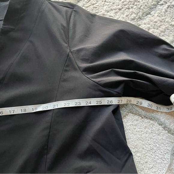 Torrid Black Blazer Jacket 3/4 Length Ruched Sleeves 6X - Picture 7 of 9